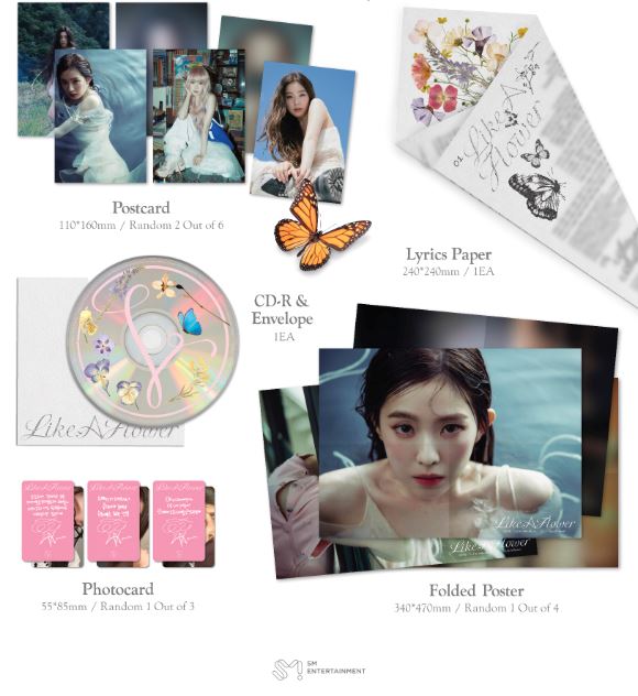 IRENE (RED VELVET) - LIKE A FLOWER (PHOTOBOOK VER.) Nolae