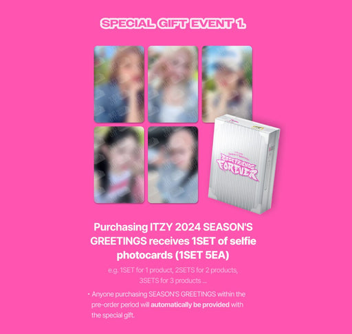 ITZY - 2024 Season’s Greetings (Best Friends Forever) + JYP Shop Gift Nolae