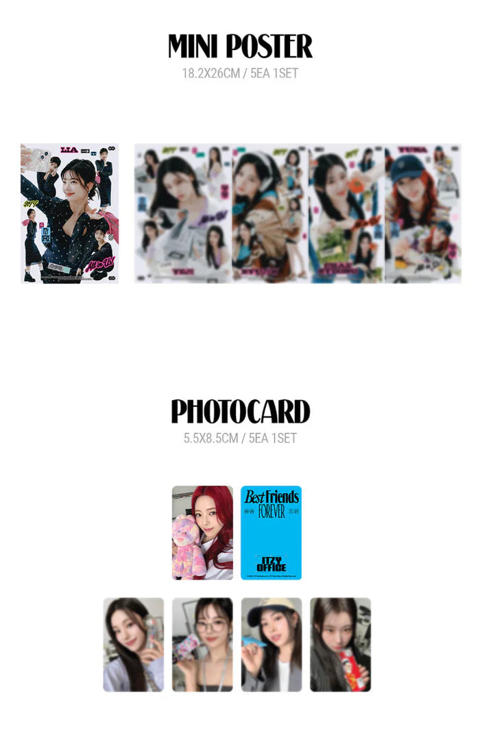 ITZY - 2025 SEASON'S GREETINGS (BEST FRIENDS FOREVER) + JYP SHOP Photocard Set Nolae