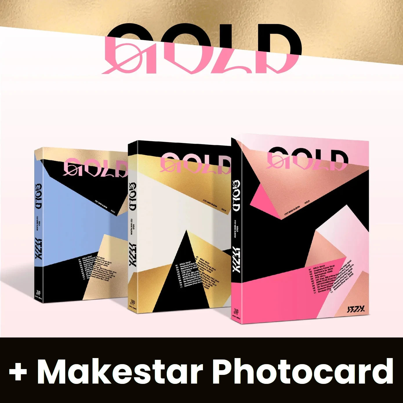 ITZY - GOLD + Makestar Photocard Nolae