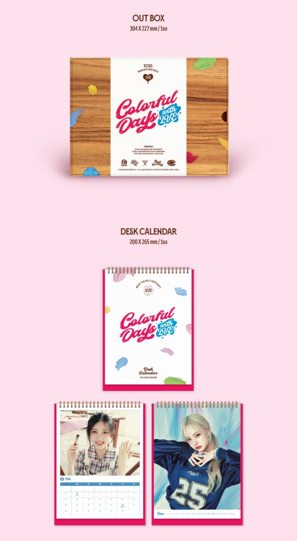 IVE - 2025 SEASON'S GREETINGS (COLORFUL DAYS WITH IVE) Nolae