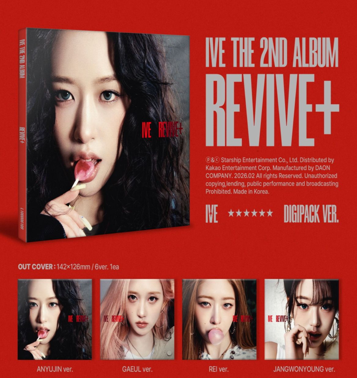 IVE - REVIVE+ (DIGIPACK VER.) Nolae