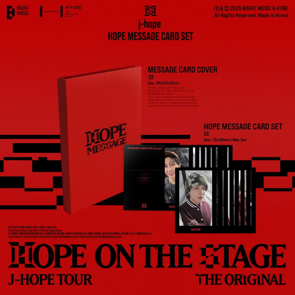 J-HOPE (BTS) - J-HOPE TOUR 'HOPE ON THE STAGE' THE ORIGINAL (SET) + POB WEVERSE GIFT Nolae