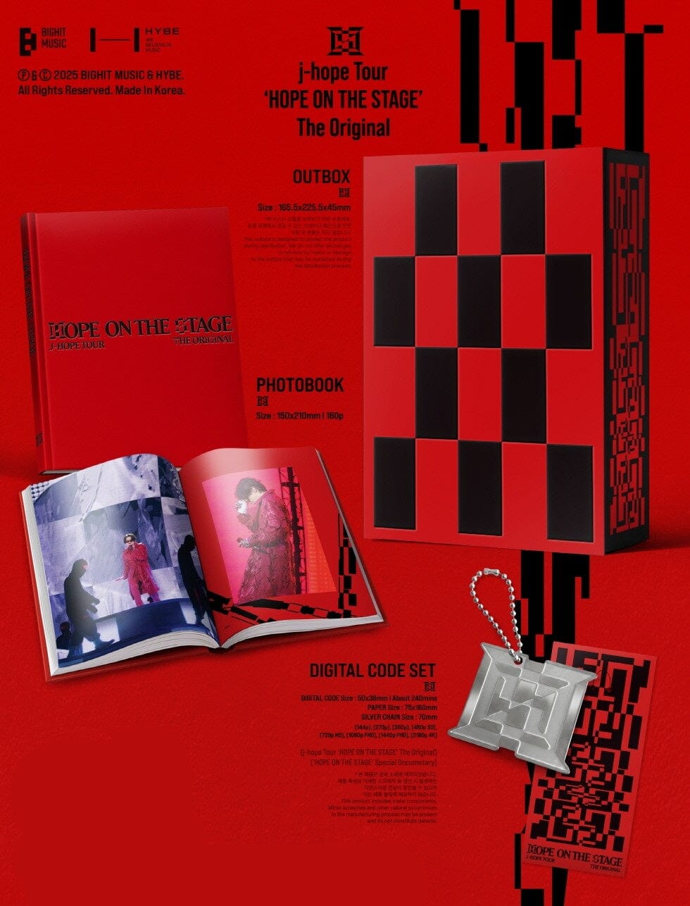 J-HOPE (BTS) - J-HOPE TOUR 'HOPE ON THE STAGE' THE ORIGINAL (SET) + POB WEVERSE GIFT Nolae