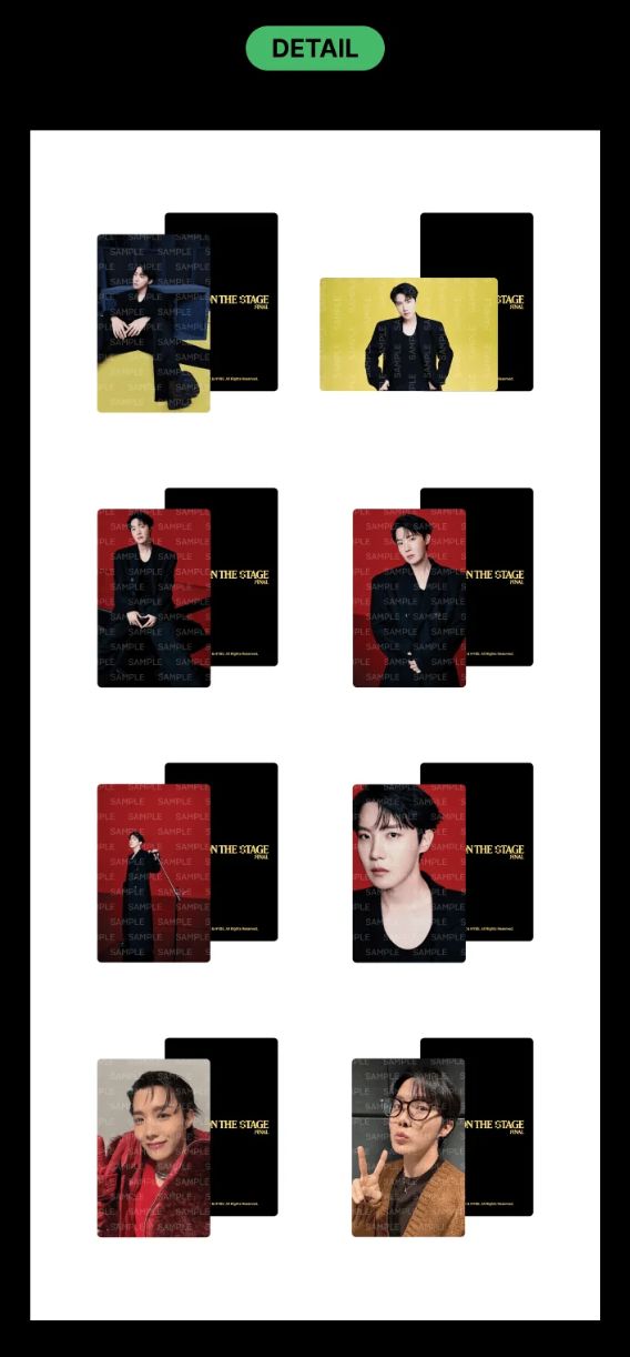 J-HOPE (BTS) - MINI PHOTO CARD SET (J-HOPE TOUR 'HOPE ON THE STAGE FIN