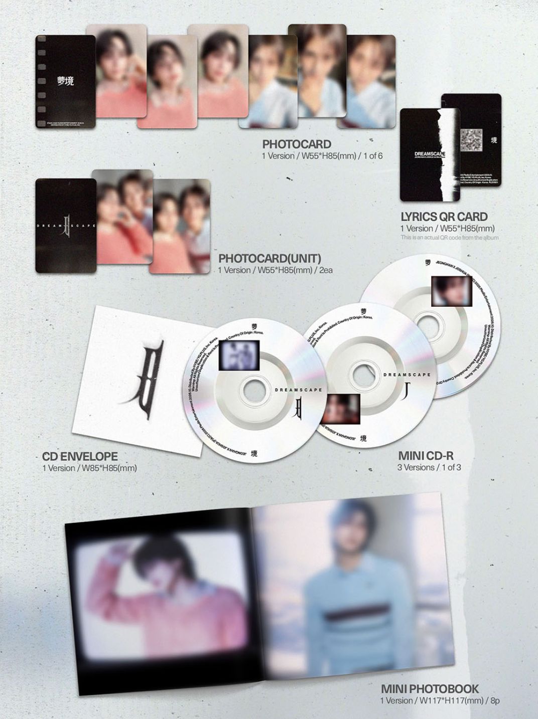 JEONGHAN X JOSHUA (SEVENTEEN) - DREAMSCAPE (DREAM RECORD VER.) + Apple Music Gift Nolae