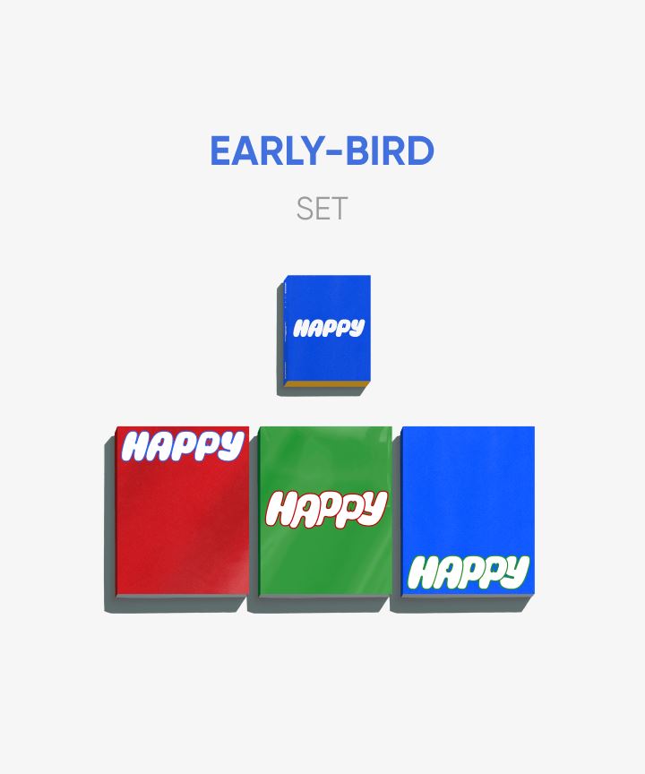 JIN (BTS) - HAPPY SET + HAPPY WEVERSE ALBUM VER + WEVERSE GIFT Nolae