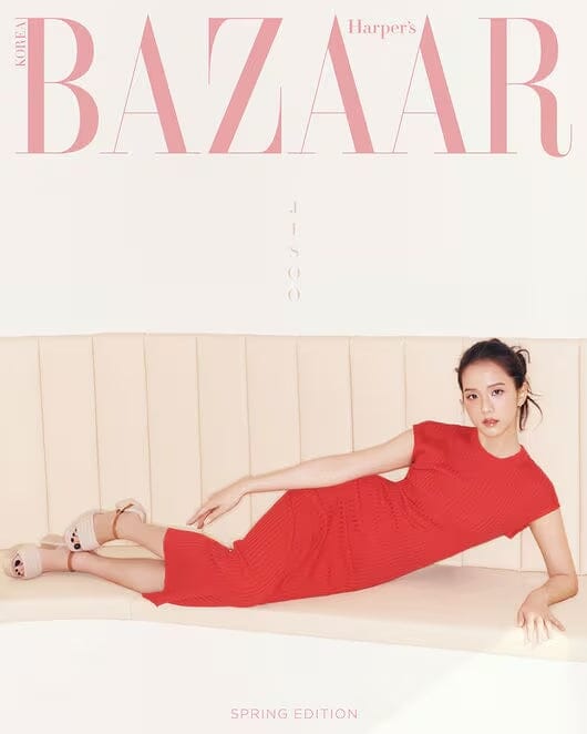 JISOO - BAZAAR 25TH ANNIVERSARY SPRING EDITION Nolae