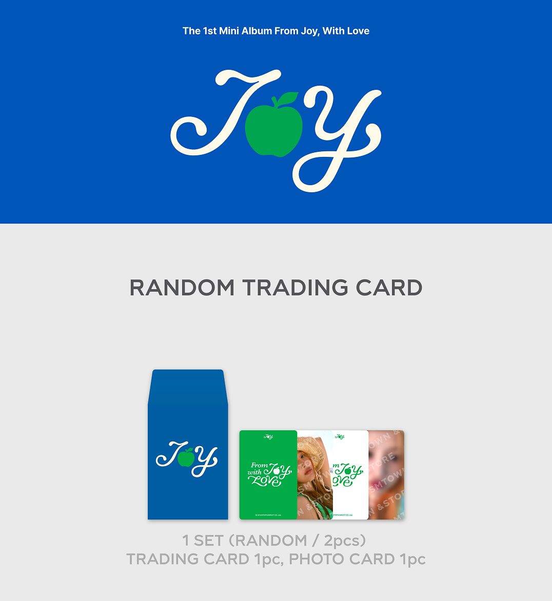 JOY (RED VELVET) - RANDOM TRADING CARD (FROM JOY, WITH LOVE) Nolae