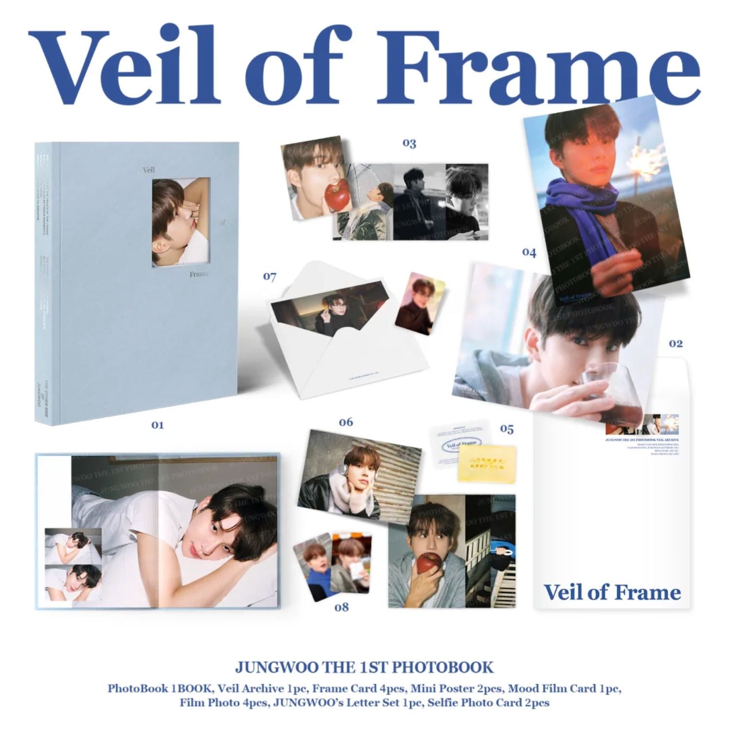 JUNGWOO (NCT) - VEIL OF FRAME (PHOTOBOOK) Nolae