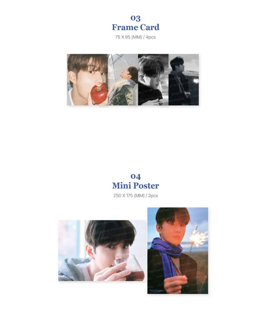 JUNGWOO (NCT) - VEIL OF FRAME (PHOTOBOOK) Nolae