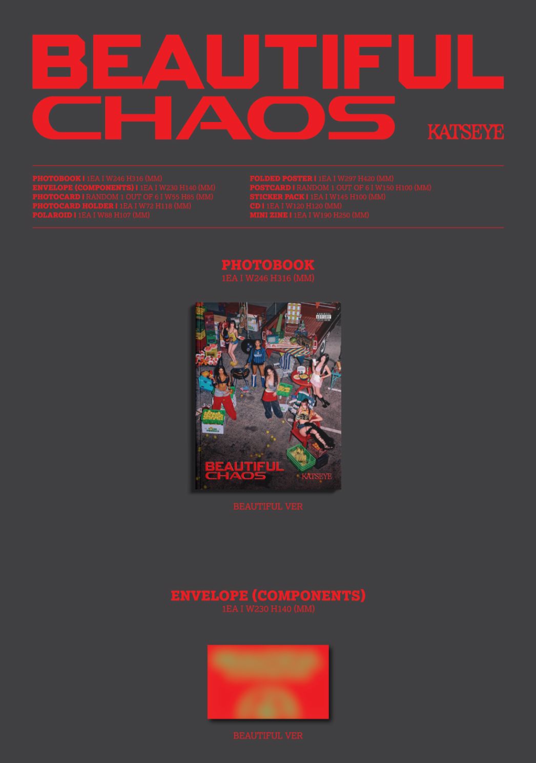 KATSEYE - BEAUTIFUL CHAOS Nolae