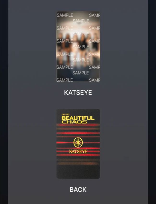 KATSEYE - THE BEAUTIFUL CHAOS OFFICIAL MD Nolae