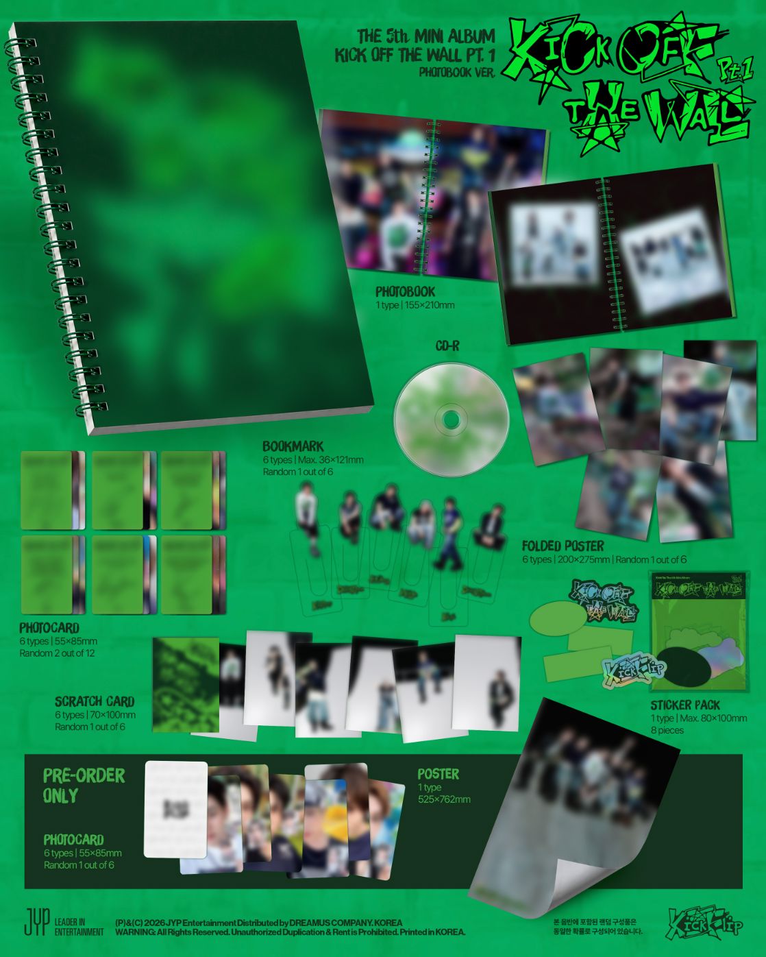 KICKFLIP - KICK OFF THE WALL PT. 1 (PHOTOBOOK VER.) Nolae