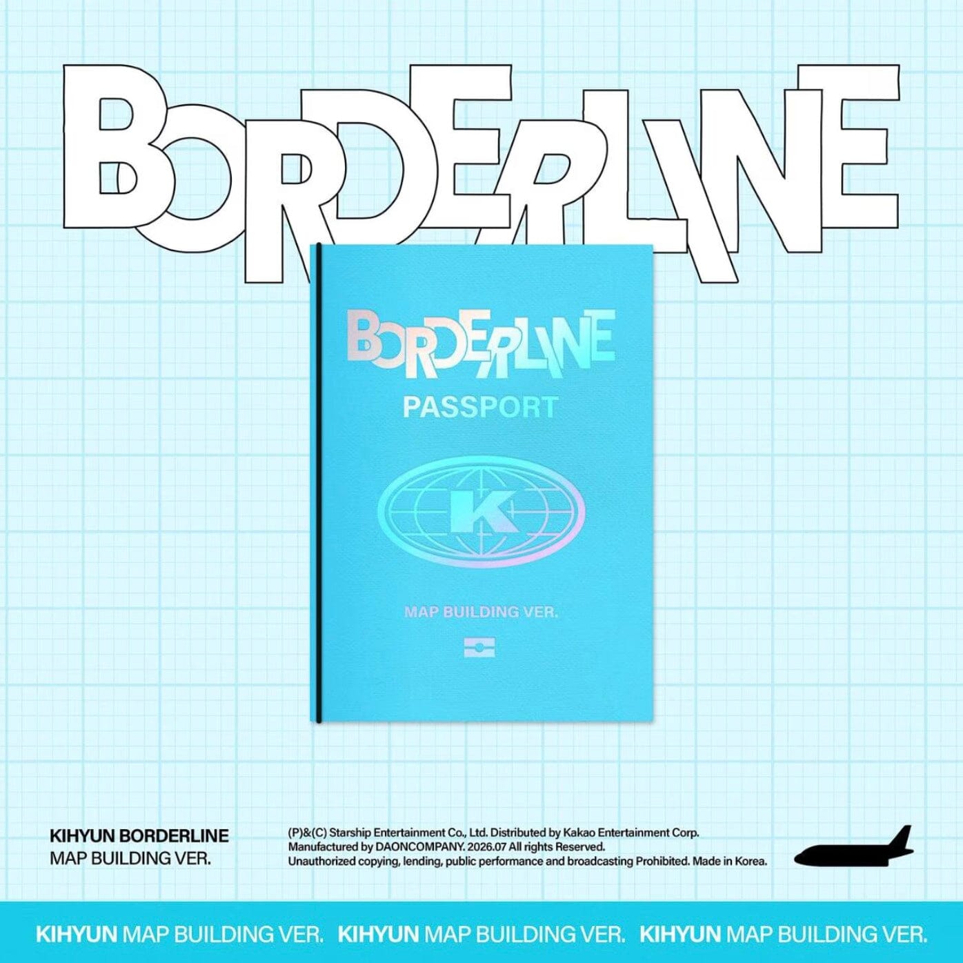 KIHYUN (MONSTA X) - BORDERLINE VER SET + Starship Square Gift Nolae