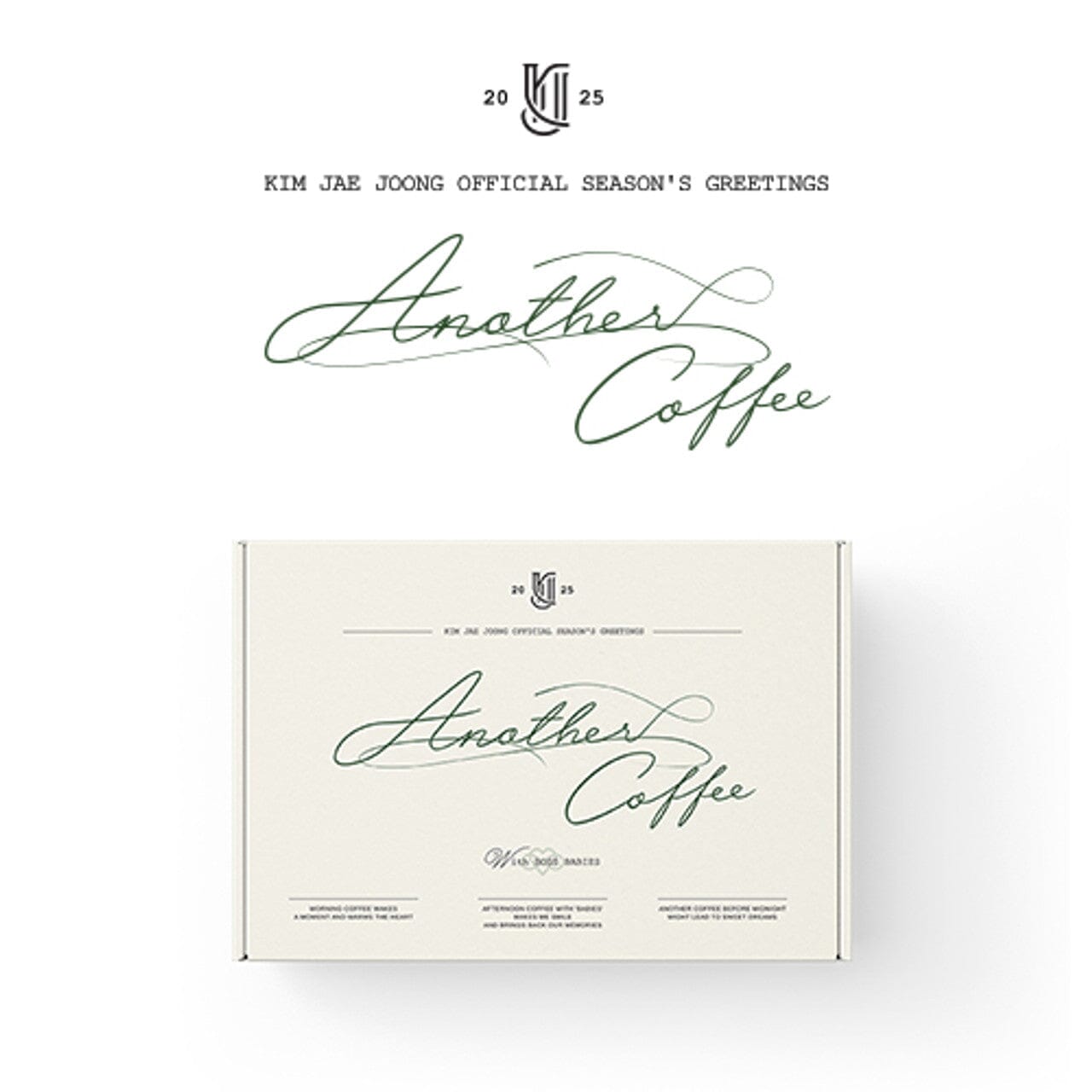 KIM JAE JOONG - OFFICIAL 2025 SEASON'S GREETINGS (ANOTHER COFFEE) Nolae