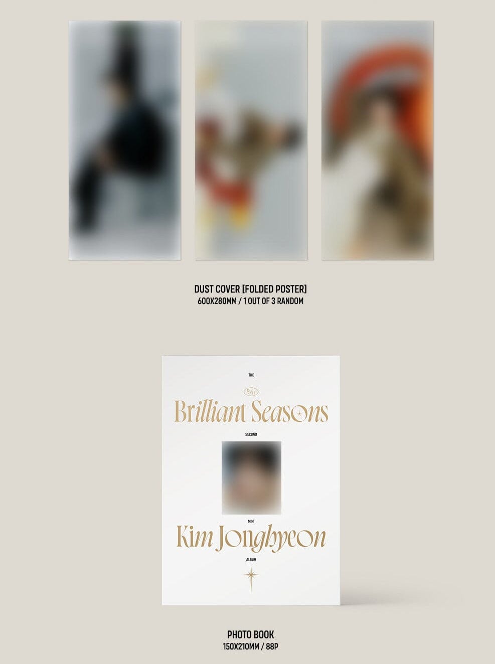 KIM JONGHYEON - BRILLIANT SEASONS (2ND MINI ALBUM) Nolae