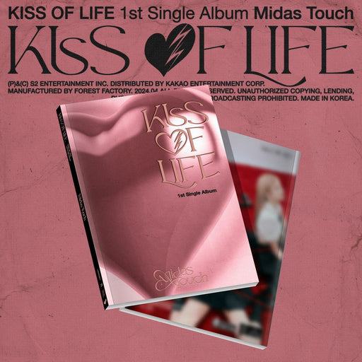 KISS OF LIFE - MIDAS TOUCH (1ST SINGLE ALBUM) PHOTOBOOK VER. + Apple Music Photocard Nolae