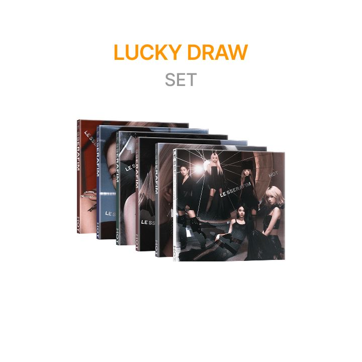 LE SSERAFIM - HOT (COMPACT VER.) SET LUCKY DRAW (WG) Nolae