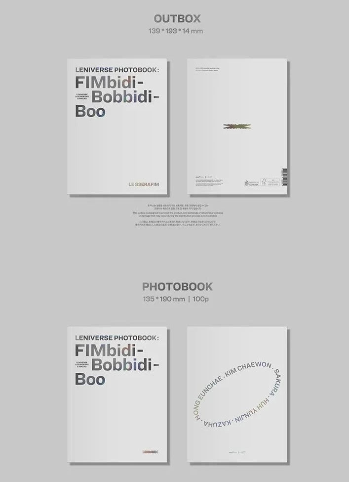 LE SSERAFIM - LENIVERSE PHOTOBOOK: FIMBIDI-BOBBIDI-BOO Nolae