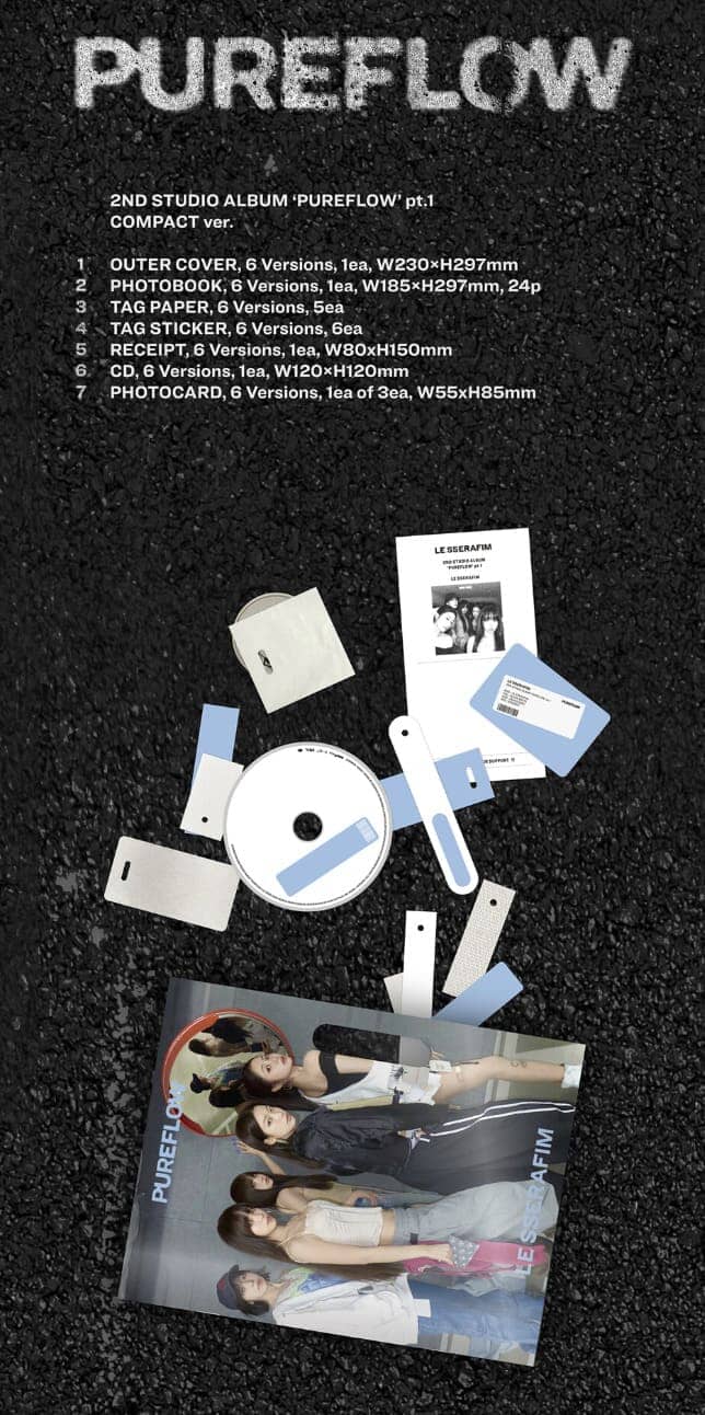 LE SSERAFIM - 'PUREFLOW' PT.1 (COMPACT VER.)