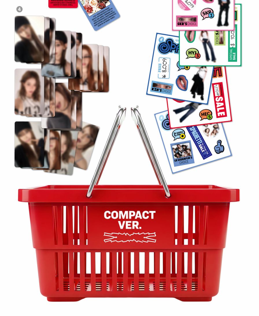 LE SSERAFIM - SPAGHETTI (COMPACT VER.) + Weverse Gift Nolae