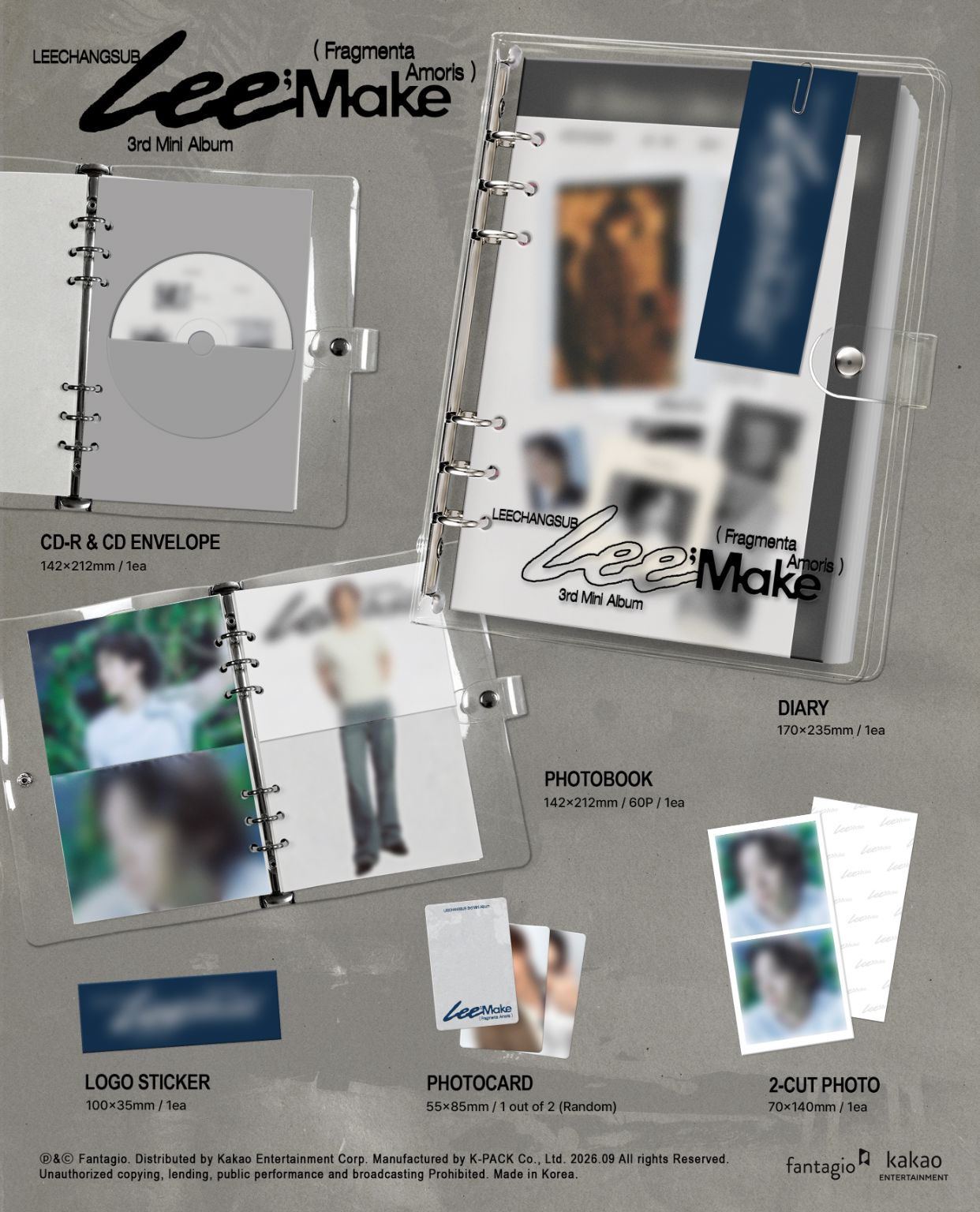 LEE CHANGSUB (BTOB) - LEE;MAKE (FRAGMENTA AMORIS) Nolae