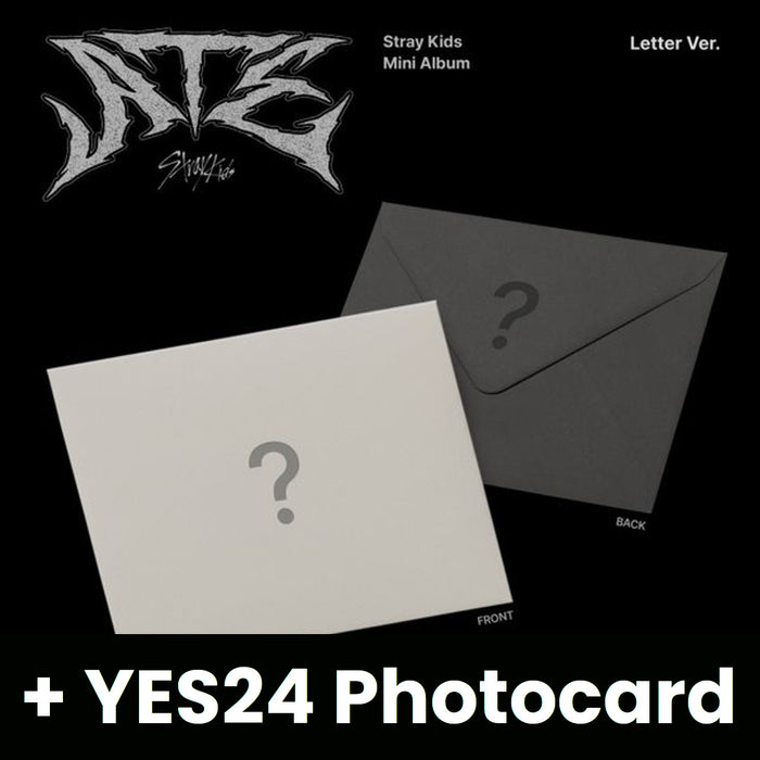 STRAY KIDS - ATE (9TH MINI ALBUM) LETTER VER. + YES24 Photocard