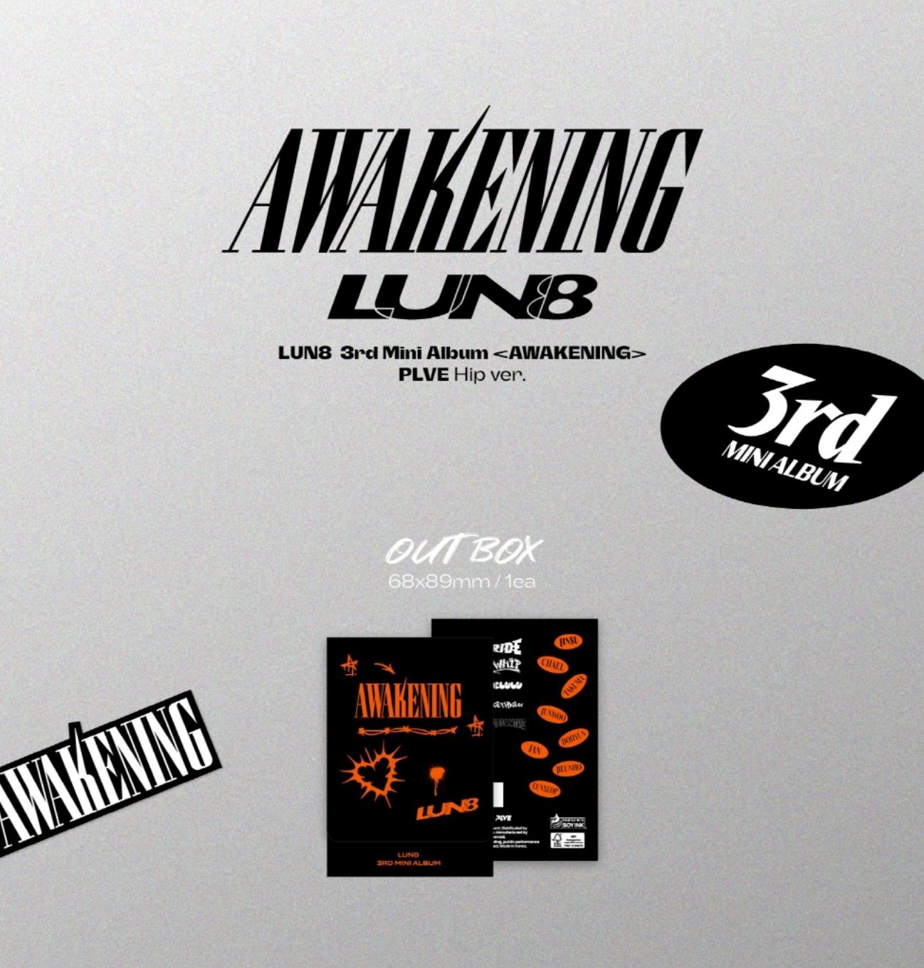 LUN8 - AWAKENING (3RD MINI ALBUM) PLVE VER. Nolae