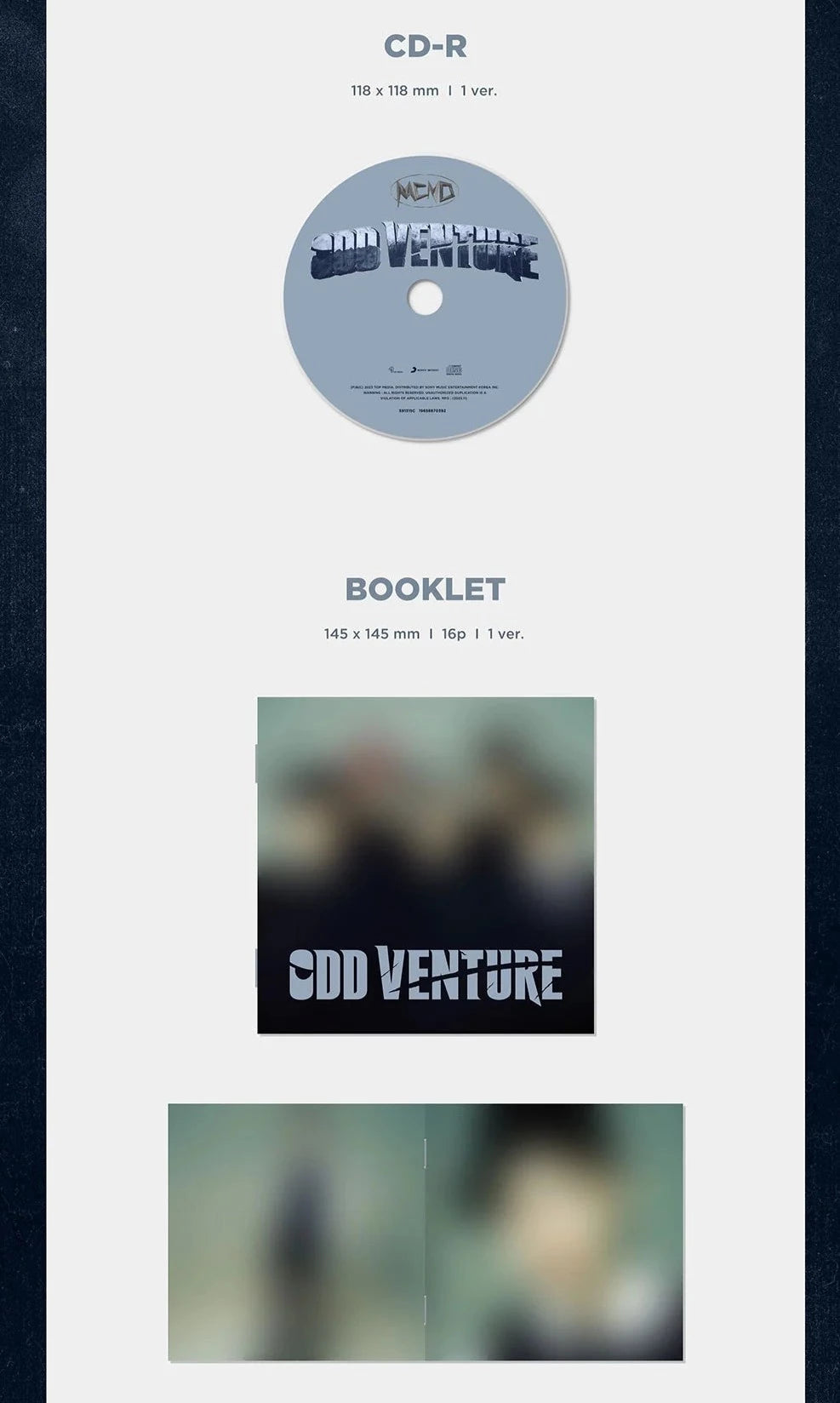 MCND - ODD VENTURE (5TH MINI ALBUM) DIGIPAK VER. Nolae