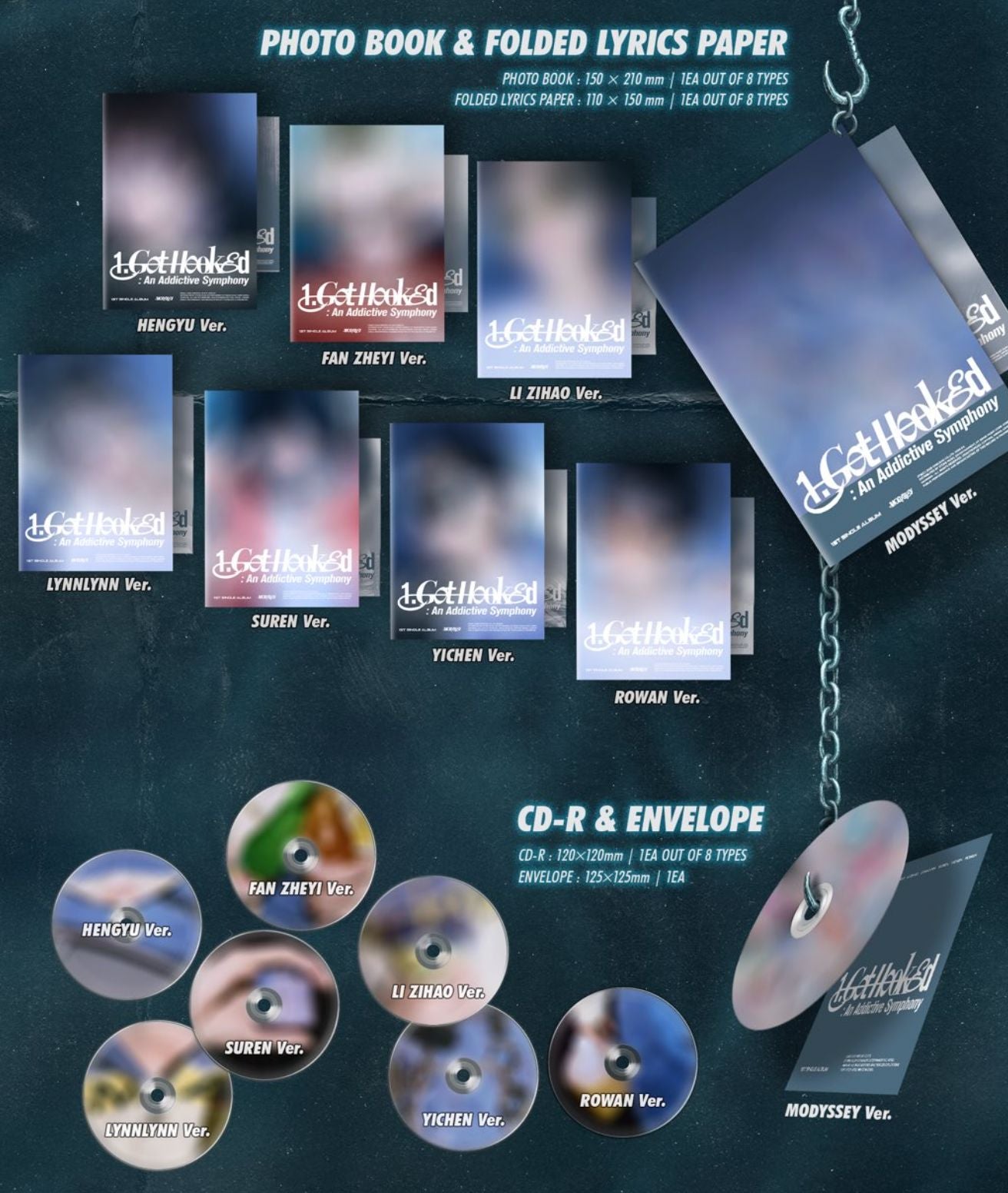 【未開封】MODYSSEY Got Hooked ROWAN CD MODYSSEY - 1.GOT HOOKED: AN ADDICTIVE SYMPHONY