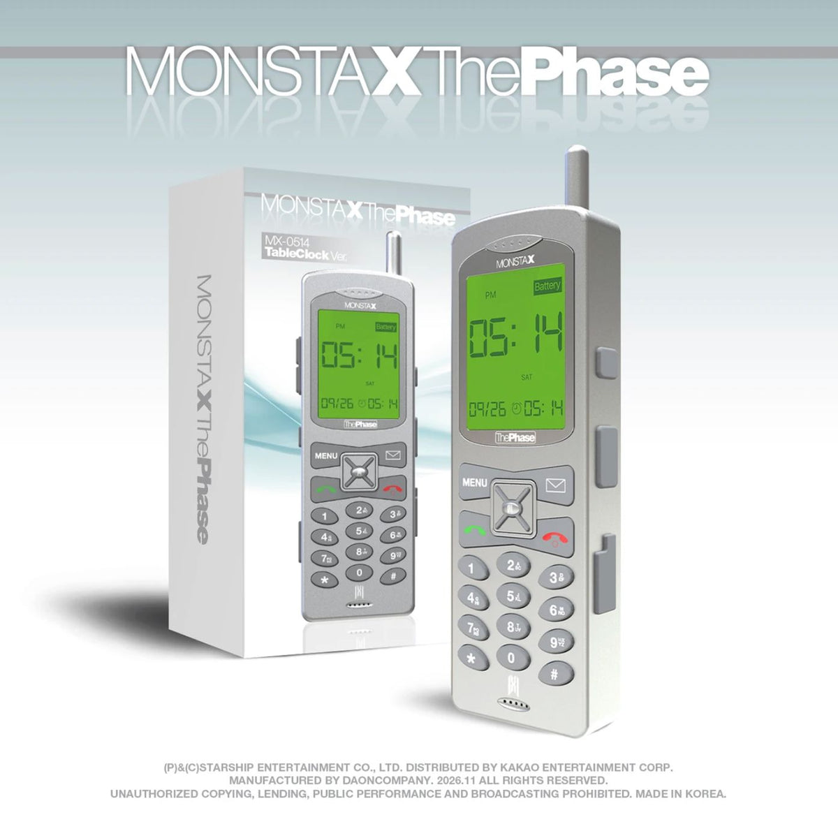 MONSTA X - THE PHASE (MX-0514 TABLECLOCK VER.) Nolae