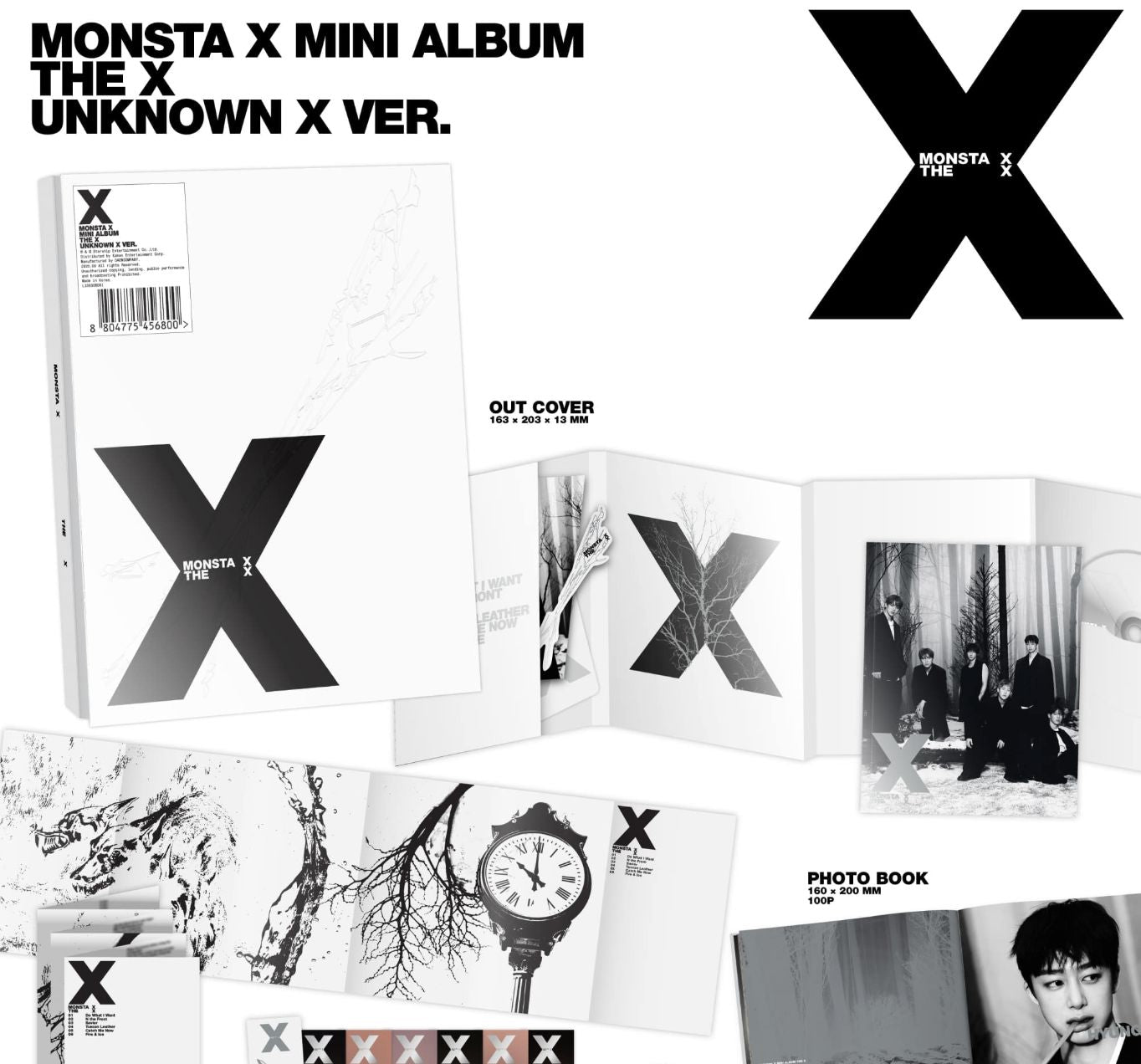 MONSTA X - THE X + Apple Music Photocard Nolae