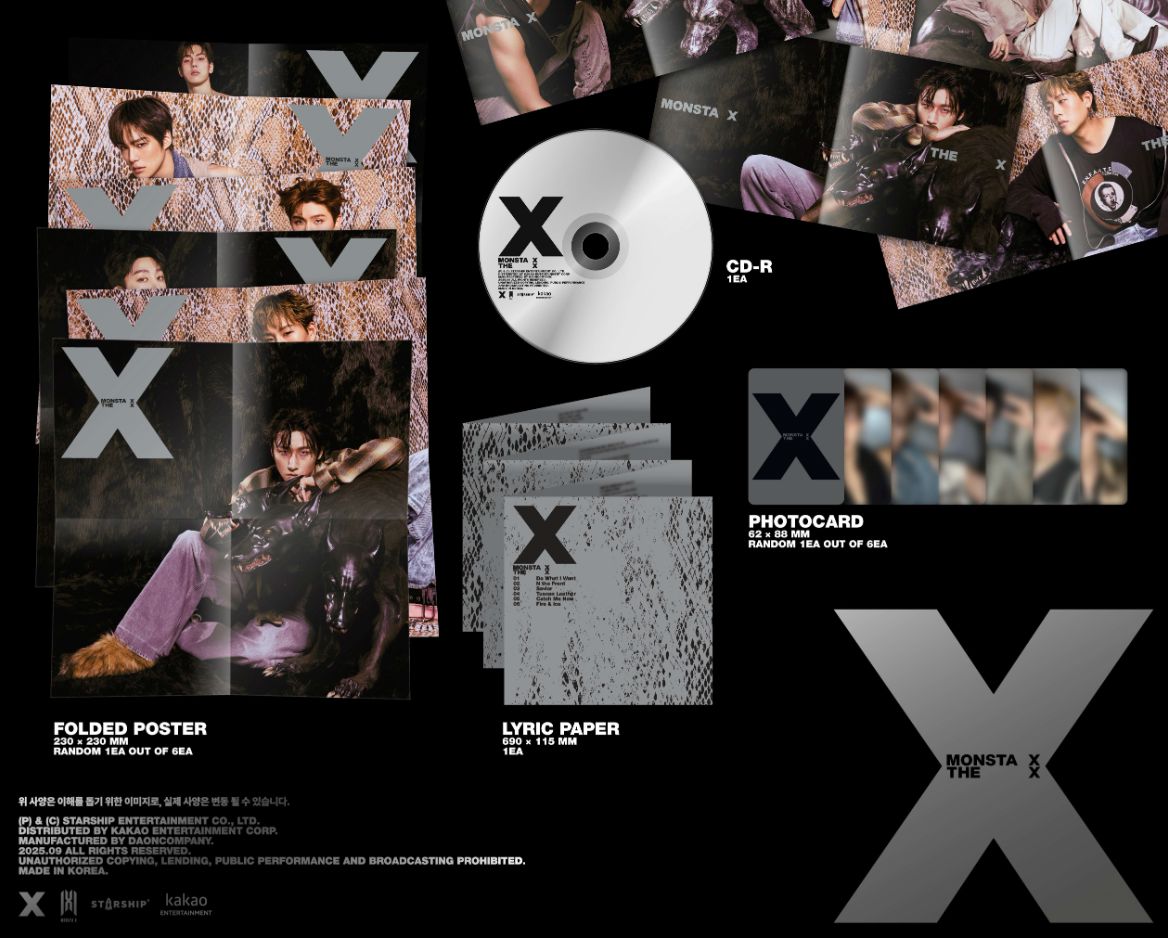 MONSTA X - THE X (DIGIPACK VER.) (LIMITED EDITION)