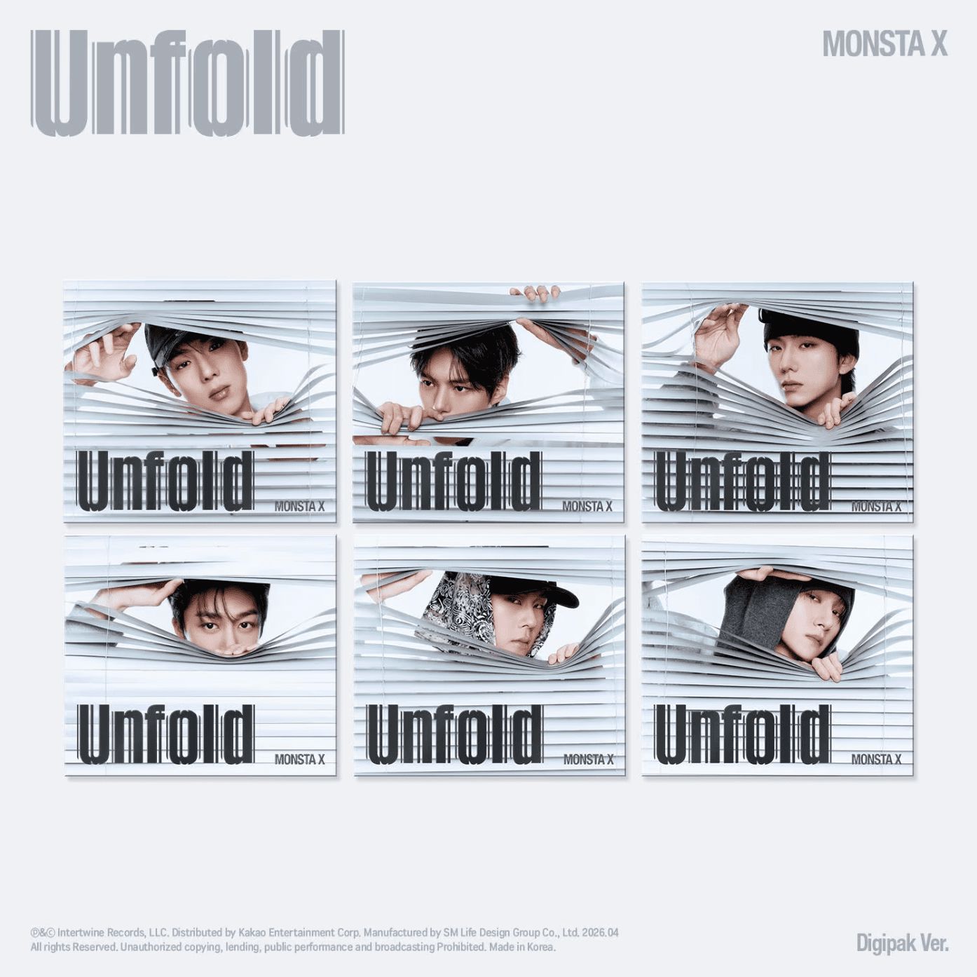 MONSTA X - UNFOLD (DIGIPACK VER.) Nolae