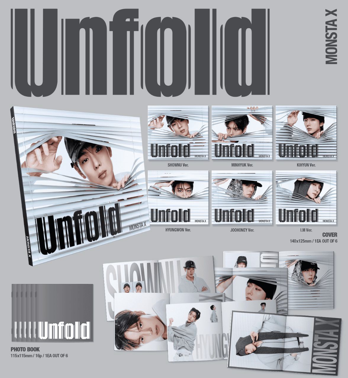 MONSTA X - UNFOLD (DIGIPACK VER.) Nolae