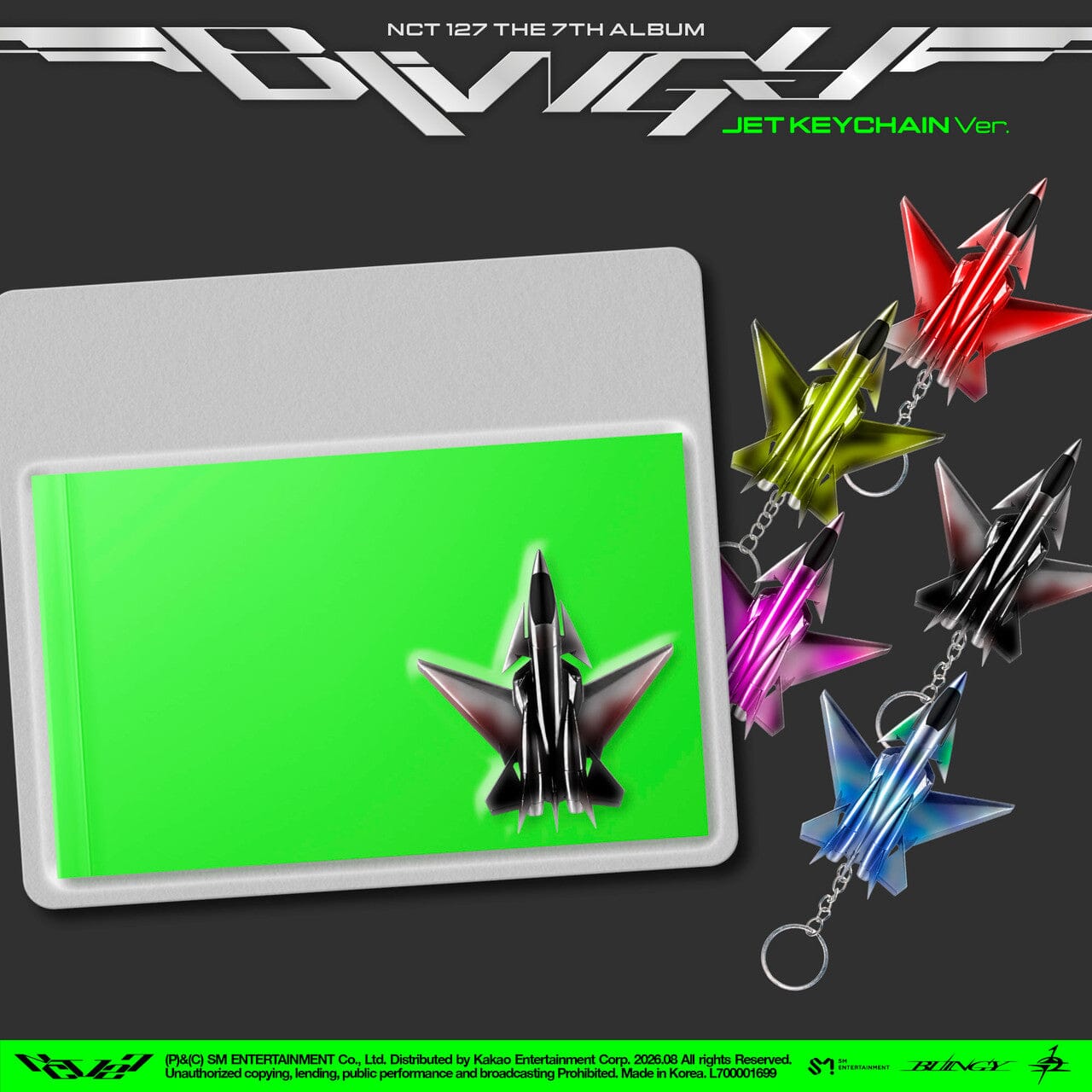 NCT 127 - BLINGY (JET KEYCHAIN VER.) Nolae
