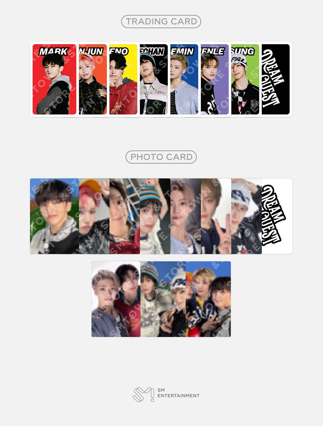 NCT DREAM - RANDOM TRADING CARD SET (FANMEETING 'DREAM QUEST' MD) Nolae