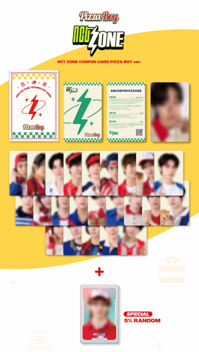 NCT ZONE - COUPON CARD (PIZZA BOY VER.) Nolae