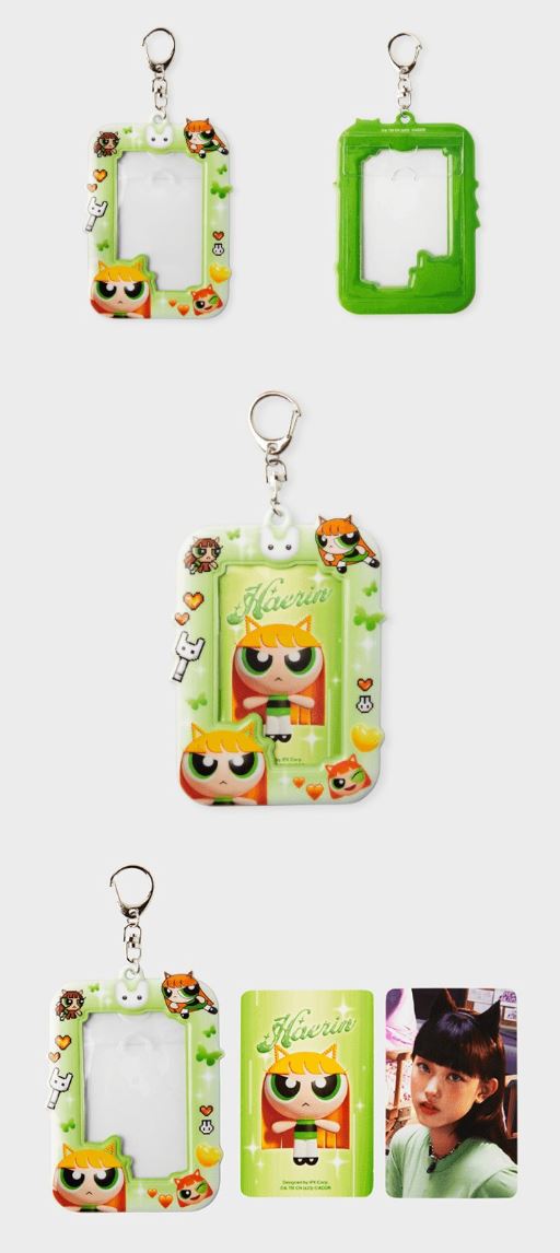 NEWJEANS - PHOTO HOLDER KEYRING (THE POWERPUFF GIRLS X NJ) Nolae