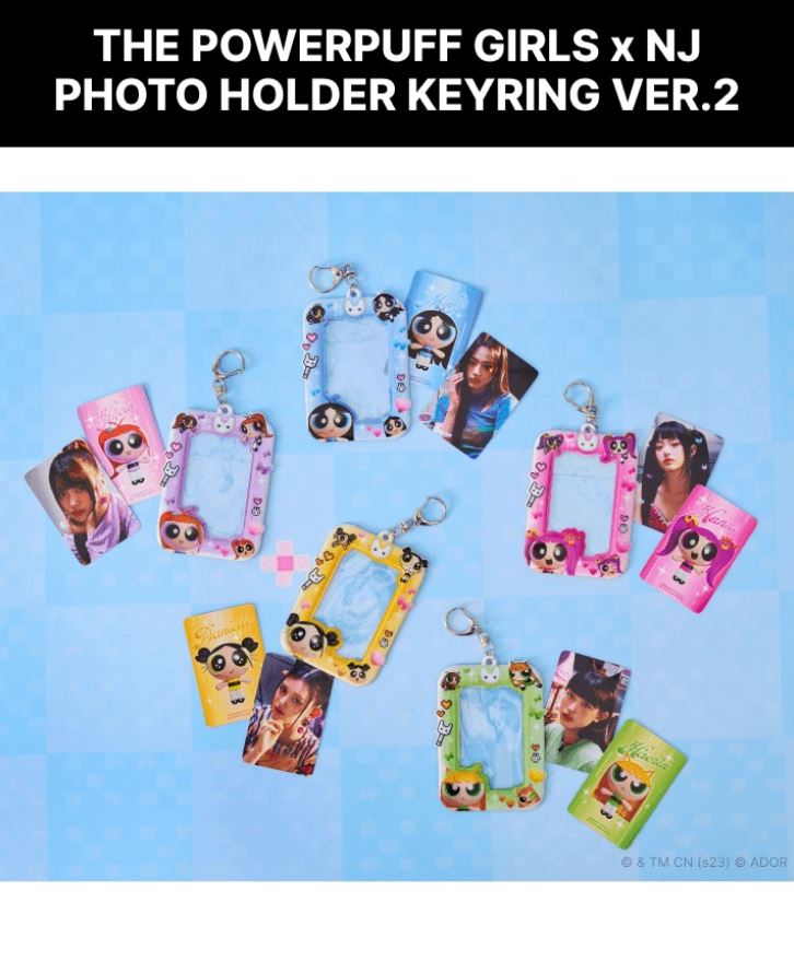 NEWJEANS - PHOTO HOLDER KEYRING (THE POWERPUFF GIRLS X NJ) Nolae