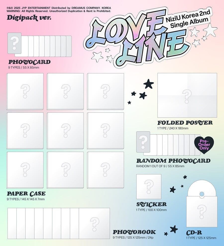 NIZIU - LOVE LINE (DIGIPACK VER.) Nolae