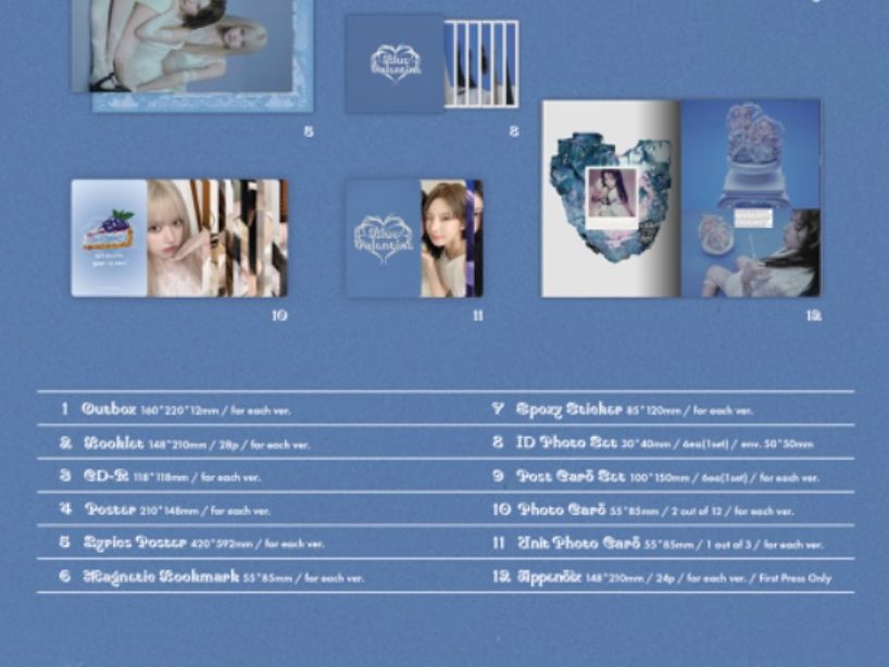 NMIXX - BLUE VALENTINE + Apple Music Photocard Nolae