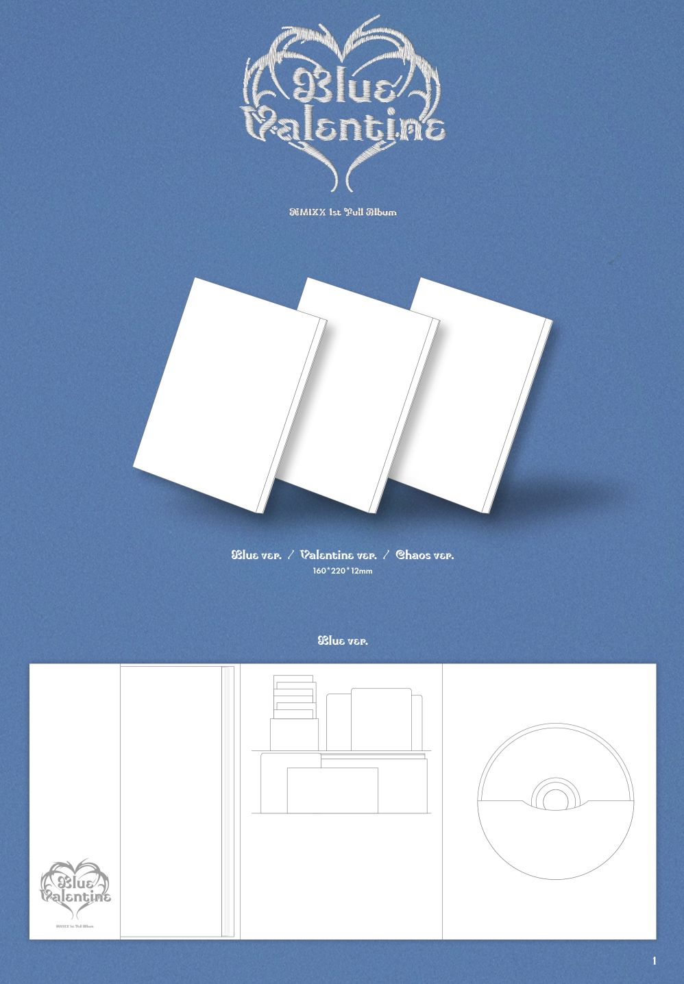 NMIXX - BLUE VALENTINE + Apple Music Photocard Nolae
