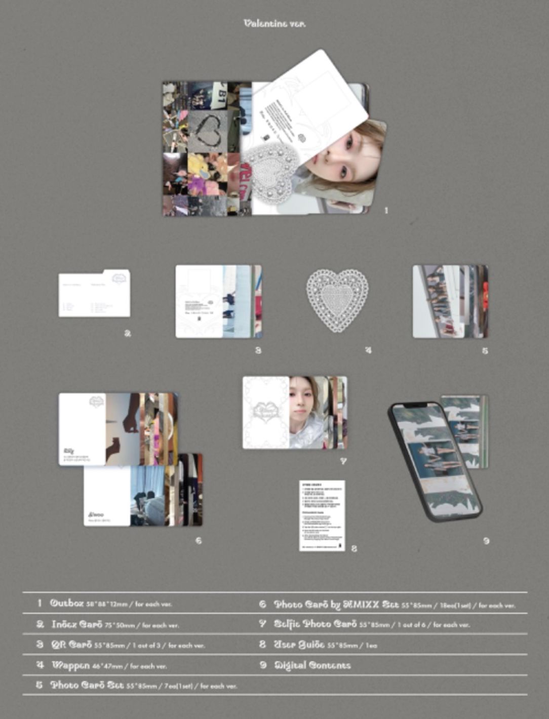 NMIXX - BLUE VALENTINE (PLATFORM ALBUM POCA ALBUM VER.) + Apple Music Photocard Nolae