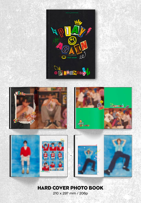 P1HARMONY - P1AY AGAIN (4TH PHOTO BOOK) + Soundwave Photocards Nolae