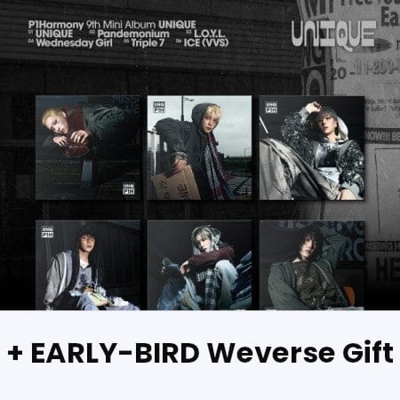 P1HARMONY - UNIQUE (COMPACT VER.) + EARLY-BIRD Weverse Gift Nolae