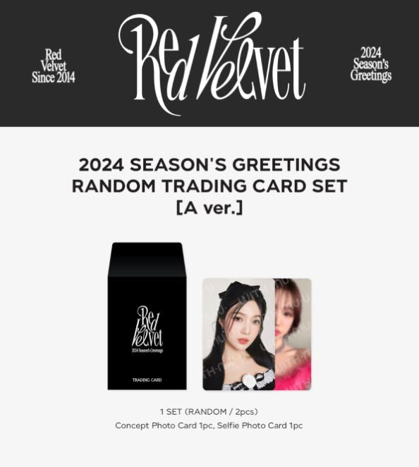 RED VELVET - RANDOM TRADING CARD SET (2024 SEASON'S GREETINGS OFFICIAL MD) Nolae