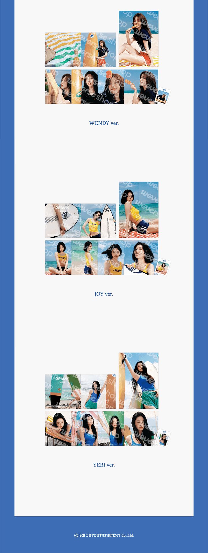 RED VELVET - Summer Mini Album [Velvet Summer] MD: PHOTO GOODS Nolae