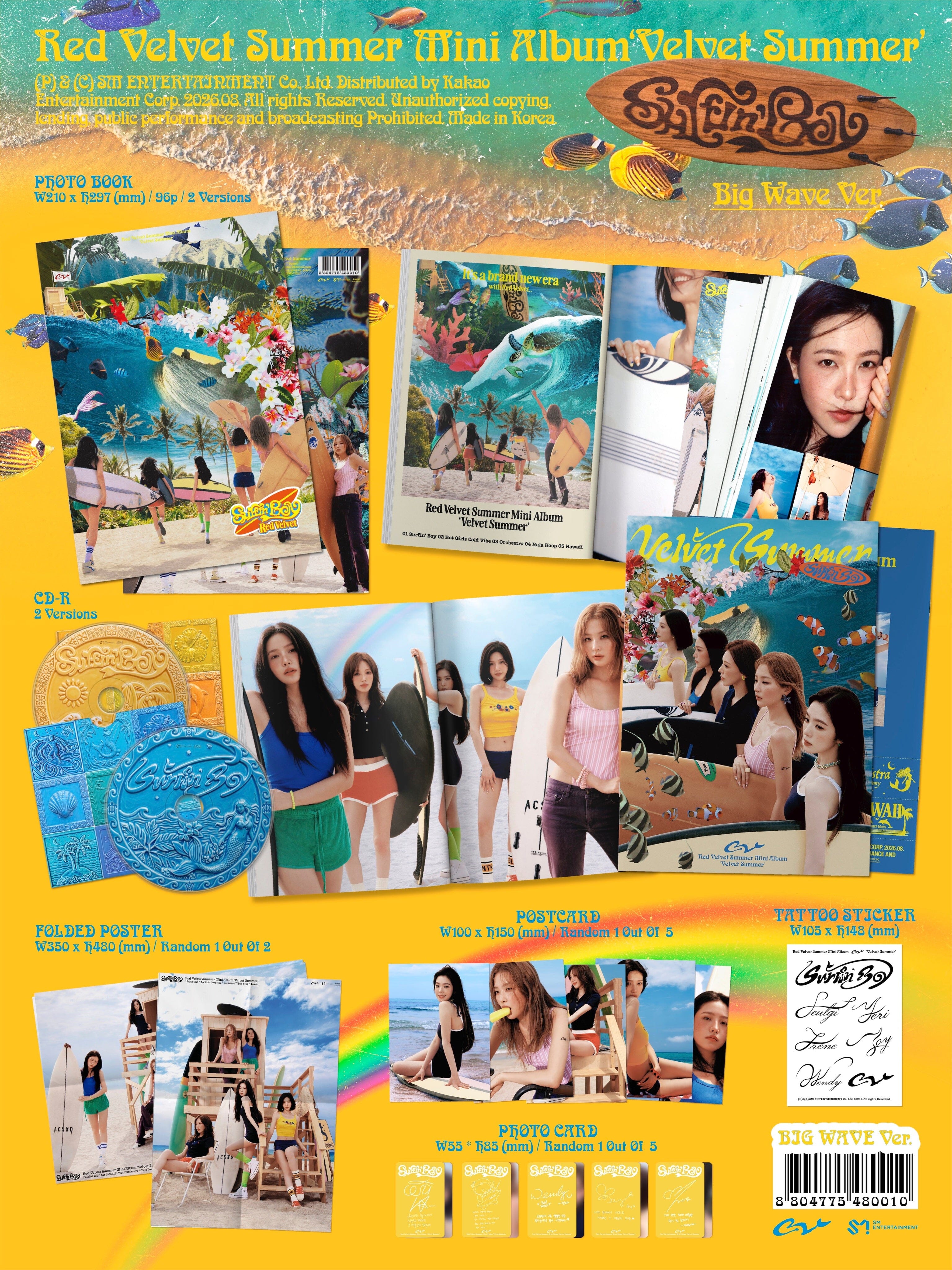 RED VELVET - VELVET SUMMER (BIG WAVE VER.) Nolae